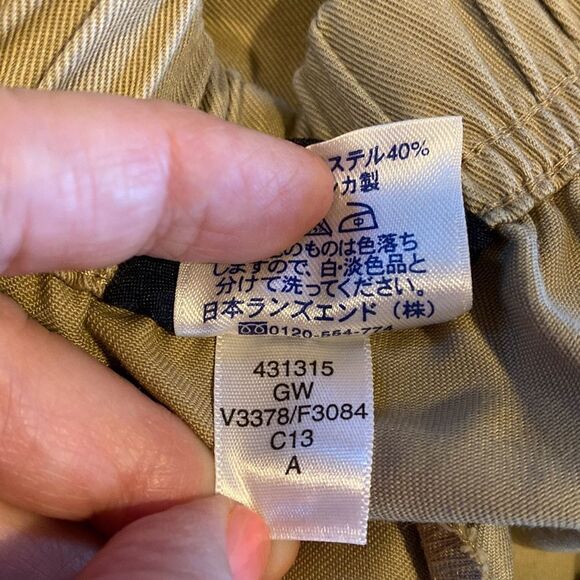 Lands' End Women's Fit 3 Elastic Waist Pull On Capri Size 2P - Picture 9 of 12